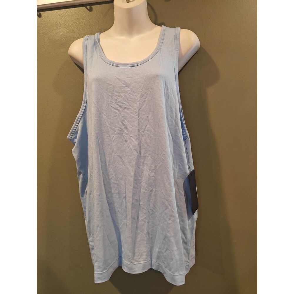 fabletics the 24/7 tank light blue  medium